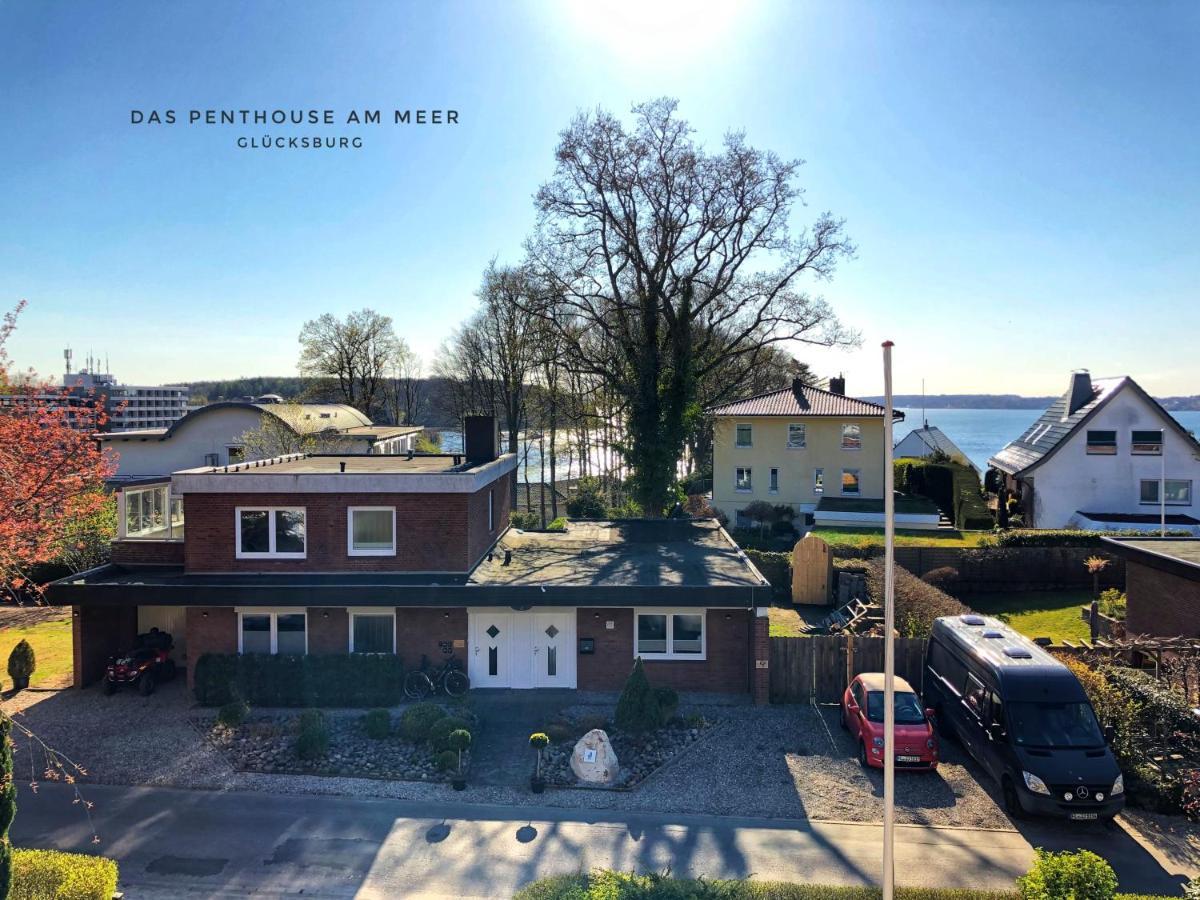 Das Penthouse Am Meer - Logenplatz An Der Foerde - กลึคส์บวร์ก ภายนอก รูปภาพ