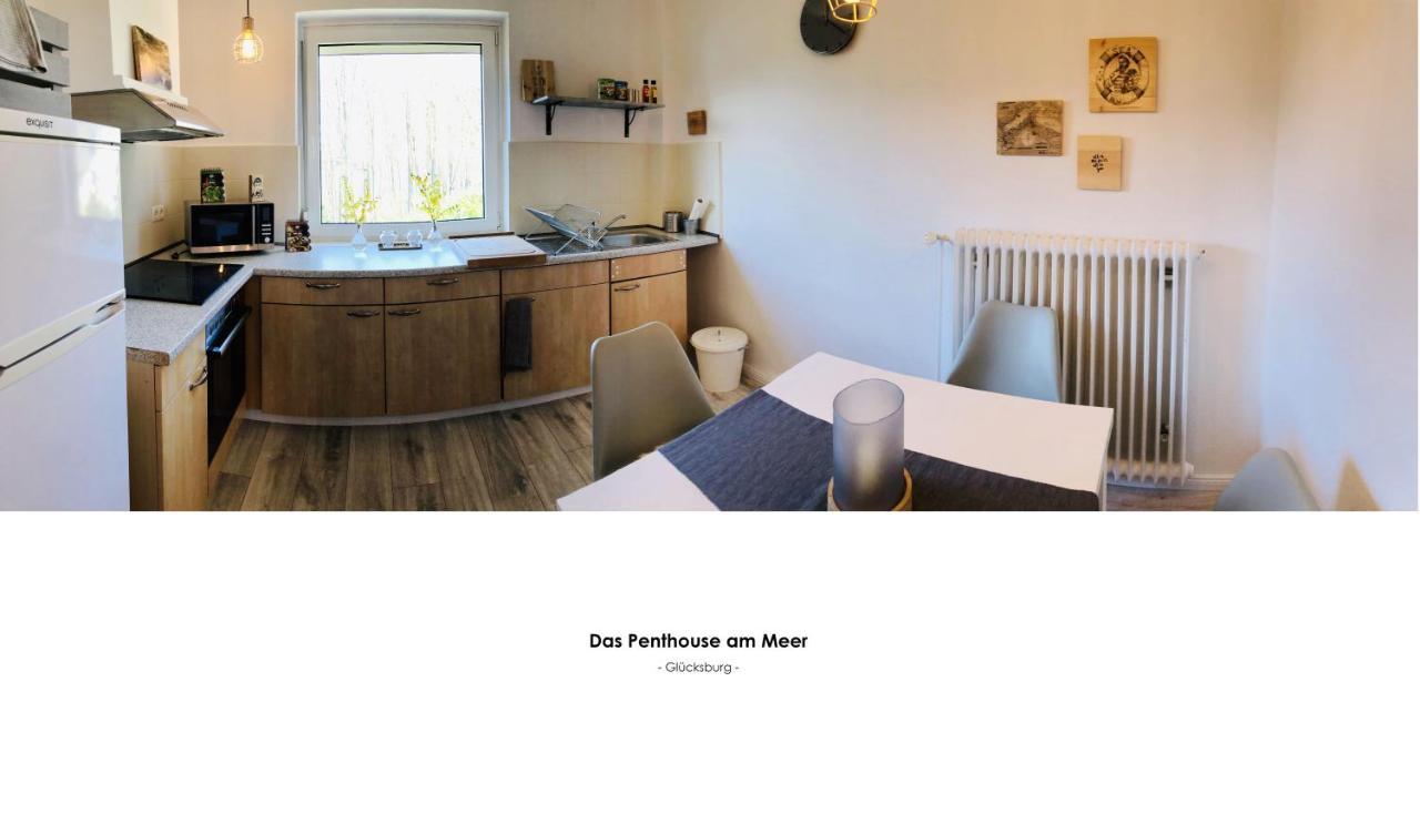 Das Penthouse Am Meer - Logenplatz An Der Foerde - กลึคส์บวร์ก ภายนอก รูปภาพ