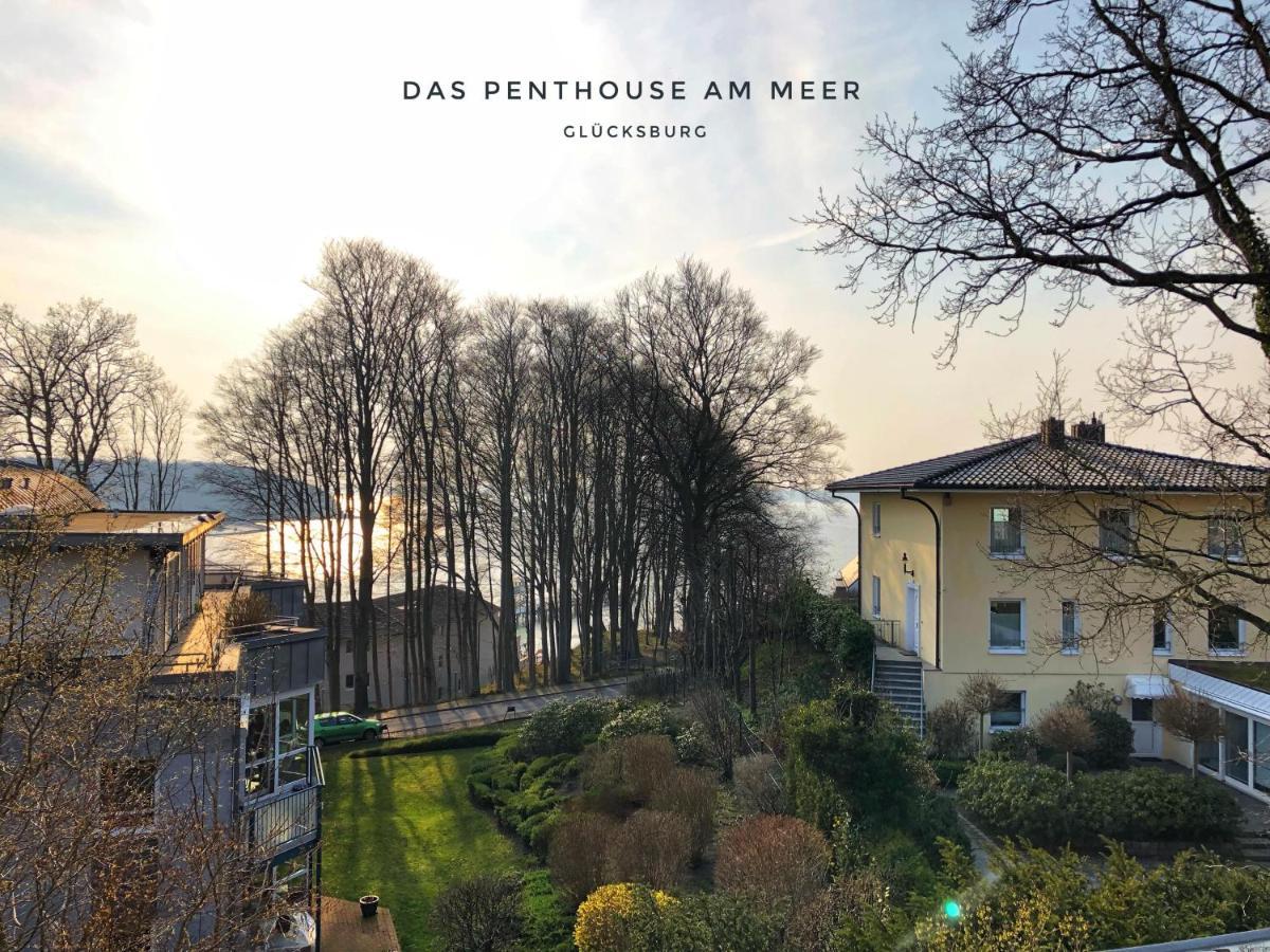 Das Penthouse Am Meer - Logenplatz An Der Foerde - กลึคส์บวร์ก ภายนอก รูปภาพ