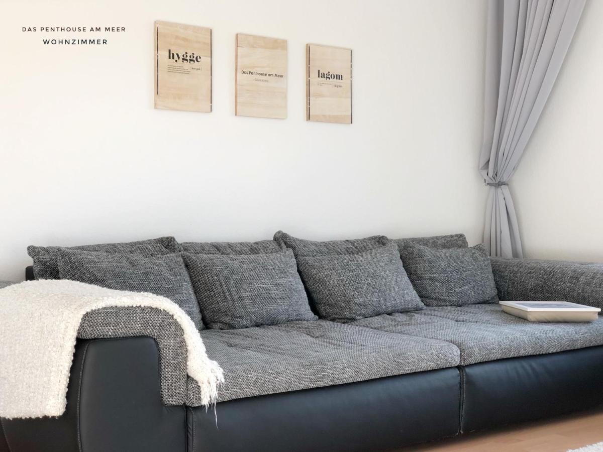 Das Penthouse Am Meer - Logenplatz An Der Foerde - กลึคส์บวร์ก ภายนอก รูปภาพ