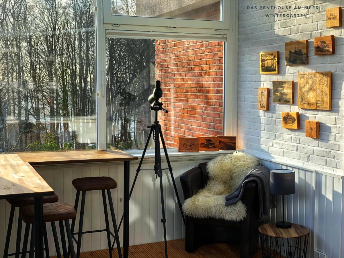 Das Penthouse Am Meer - Logenplatz An Der Foerde - กลึคส์บวร์ก ภายนอก รูปภาพ