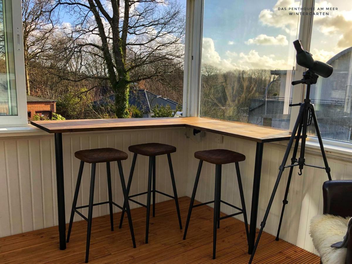 Das Penthouse Am Meer - Logenplatz An Der Foerde - กลึคส์บวร์ก ภายนอก รูปภาพ