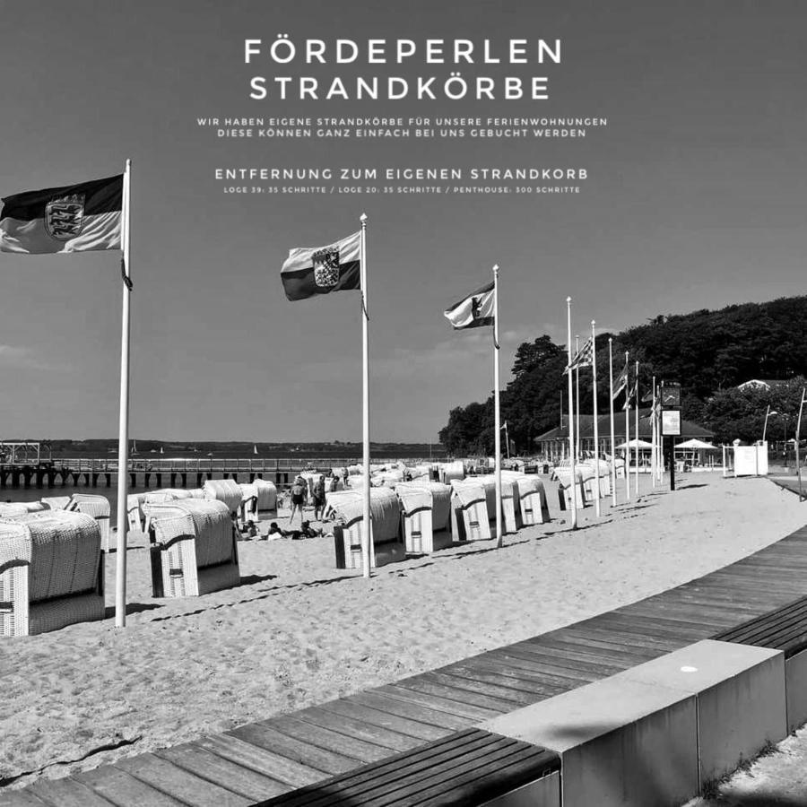 Das Penthouse Am Meer - Logenplatz An Der Foerde - กลึคส์บวร์ก ภายนอก รูปภาพ