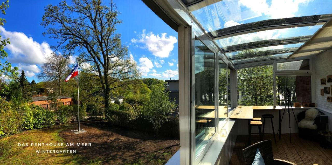 Das Penthouse Am Meer - Logenplatz An Der Foerde - กลึคส์บวร์ก ภายนอก รูปภาพ