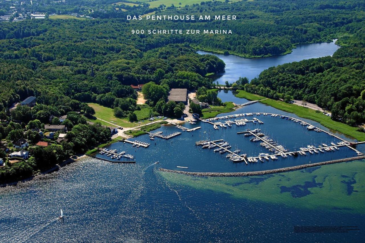 Das Penthouse Am Meer - Logenplatz An Der Foerde - กลึคส์บวร์ก ภายนอก รูปภาพ