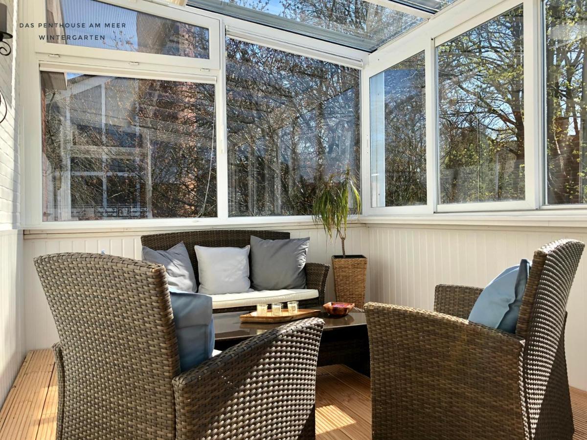 Das Penthouse Am Meer - Logenplatz An Der Foerde - กลึคส์บวร์ก ภายนอก รูปภาพ